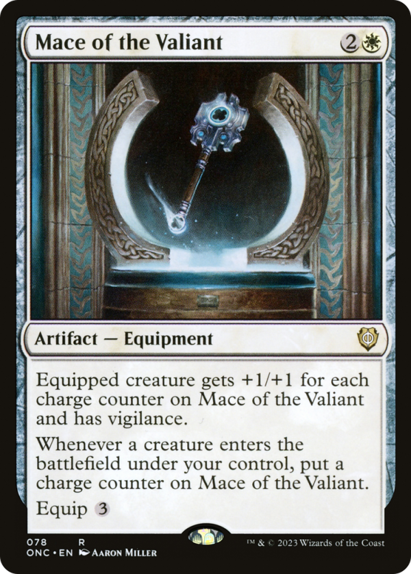 Mace of the Valiant [Phyrexia: All Will Be One Commander] Supply