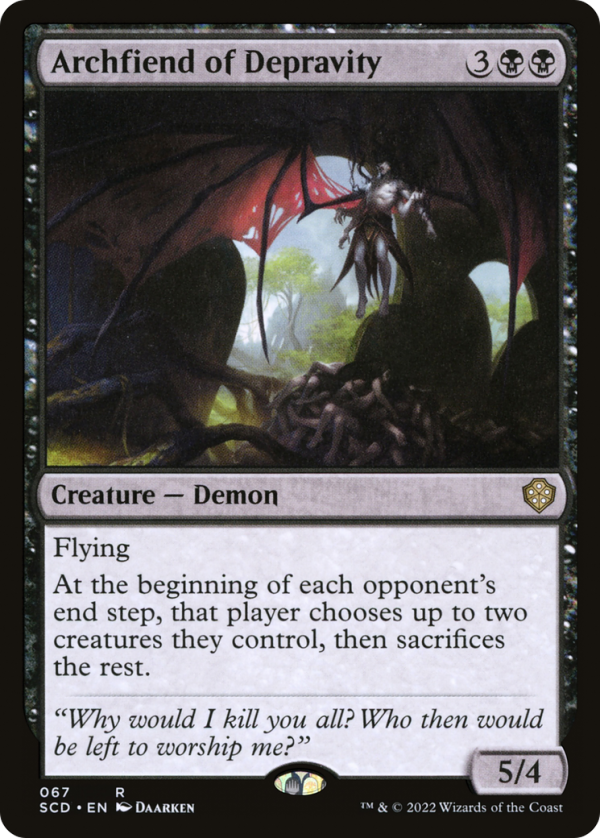 Archfiend of Depravity [Starter Commander Decks] Hot on Sale