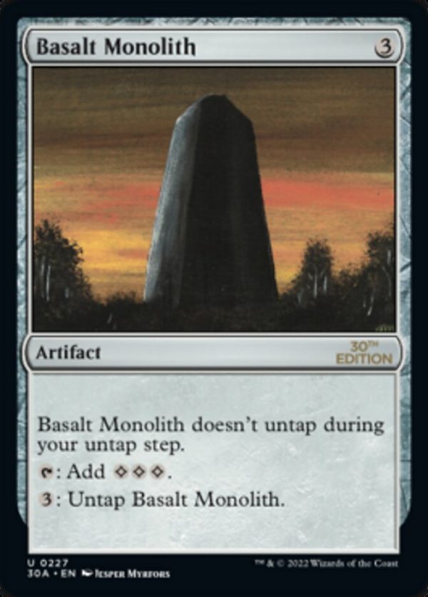 Basalt Monolith [30th Anniversary Edition] For Sale