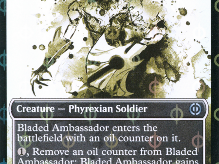 Bladed Ambassador (Showcase Ichor Step-and-Compleat Foil) [Phyrexia: All Will Be One] Online Sale