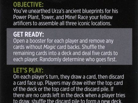 Urza s Blueprints (Magic Minigame) [The Brothers  War Minigame] Cheap