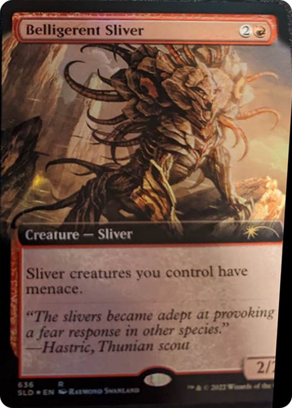 Belligerent Sliver (Extended Art) [Secret Lair Drop Series] For Cheap