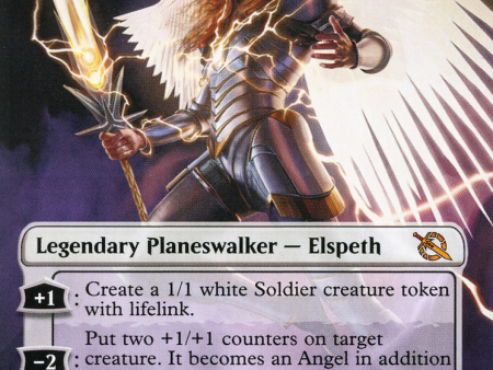 Archangel Elspeth (Borderless Alternate Art) [March of the Machine] For Cheap