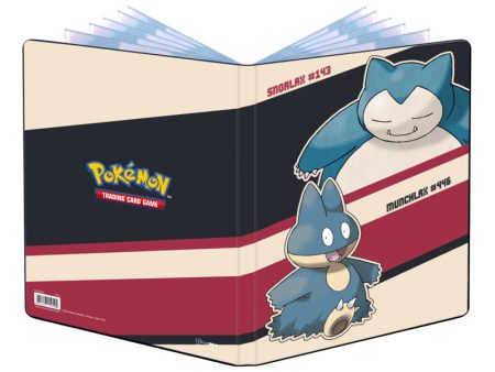 9-Pocket Portfolio Pokémon - Snorlax Munchlax For Sale