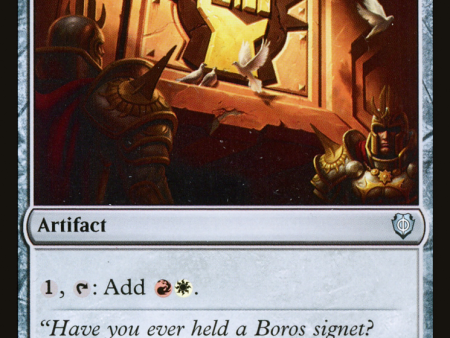 Boros Signet [Phyrexia: All Will Be One Commander] Discount