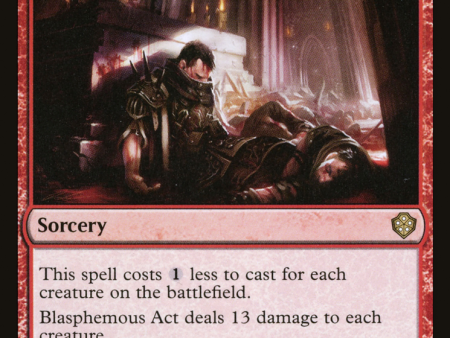 Blasphemous Act [Starter Commander Decks] Discount