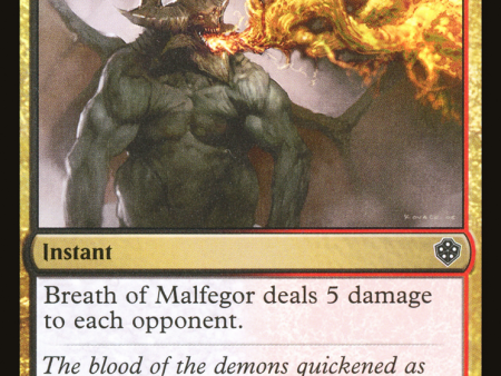 Breath of Malfegor [Starter Commander Decks] Sale