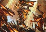 Gleeful Demolition Art Card [Phyrexia: All Will Be One Art Series] For Discount