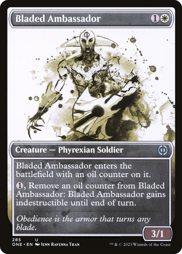 Bladed Ambassador (Showcase Ichor) [Phyrexia: All Will Be One] Sale