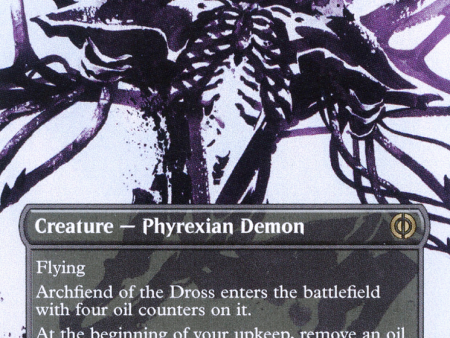 Archfiend of the Dross (Borderless Ichor) [Phyrexia: All Will Be One] Discount