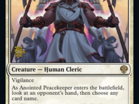 Anointed Peacekeeper [Dominaria United Prerelease Promos] Hot on Sale