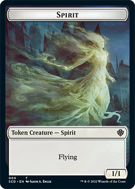 Bird    Spirit Double-Sided Token [Starter Commander Decks] Supply