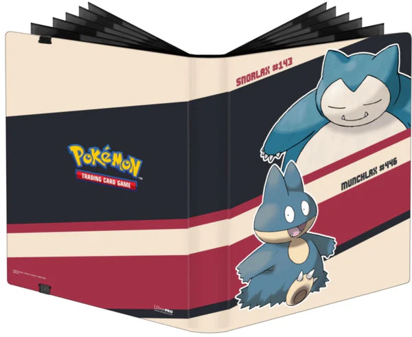 9-Pocket Pro Binder Pokémon Snorlax Munchlax Online Hot Sale