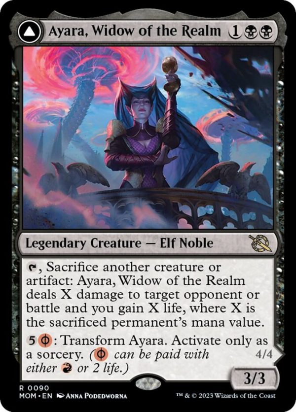 Ayara, Widow of the Realm    Ayara, Furnace Queen [March of the Machine] on Sale