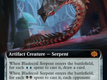 Bladecoil Serpent (Extended Art) [The Brothers  War] For Discount