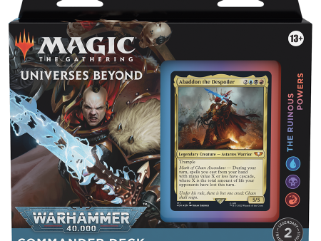 Universes Beyond: Warhammer 40,000 - Commander Decks Online now