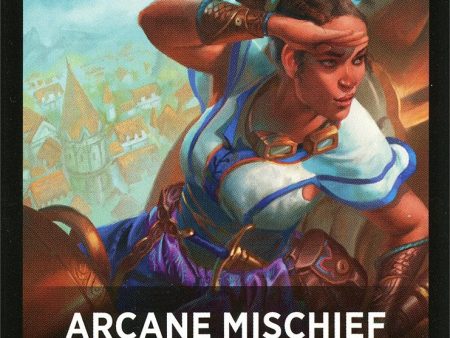 Arcane Mischief Theme Card [Dominaria United Tokens] Discount