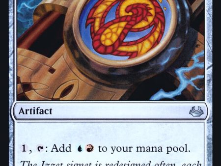 Izzet Signet [Secret Lair: Heads I Win, Tails You Lose] Online