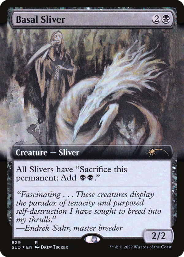 Basal Sliver (Extended Art) [Secret Lair Drop Promos] on Sale