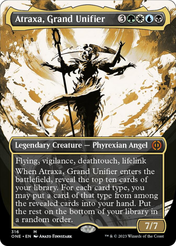 Atraxa, Grand Unifier (Borderless Ichor) [Phyrexia: All Will Be One] Cheap