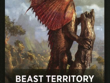 Beast Territory Theme Card [Dominaria United Tokens] Online Sale