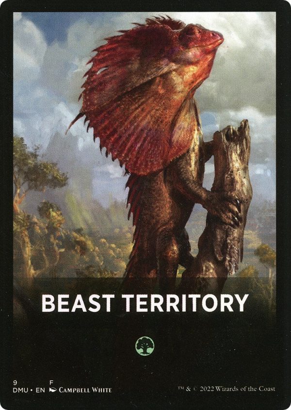 Beast Territory Theme Card [Dominaria United Tokens] Online Sale