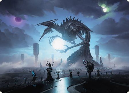 Blue Sun s Zenith Art Card [Phyrexia: All Will Be One Art Series] Discount