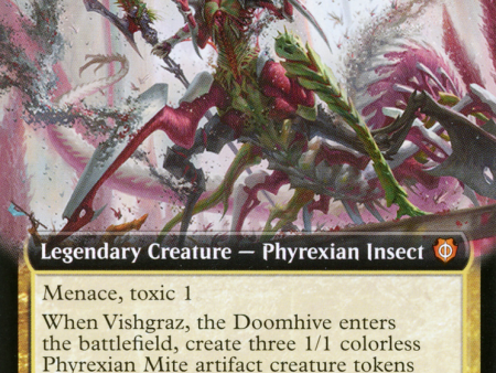 Vishgraz, the Doomhive (Extended Art) [Phyrexia: All Will Be One Commander] For Discount