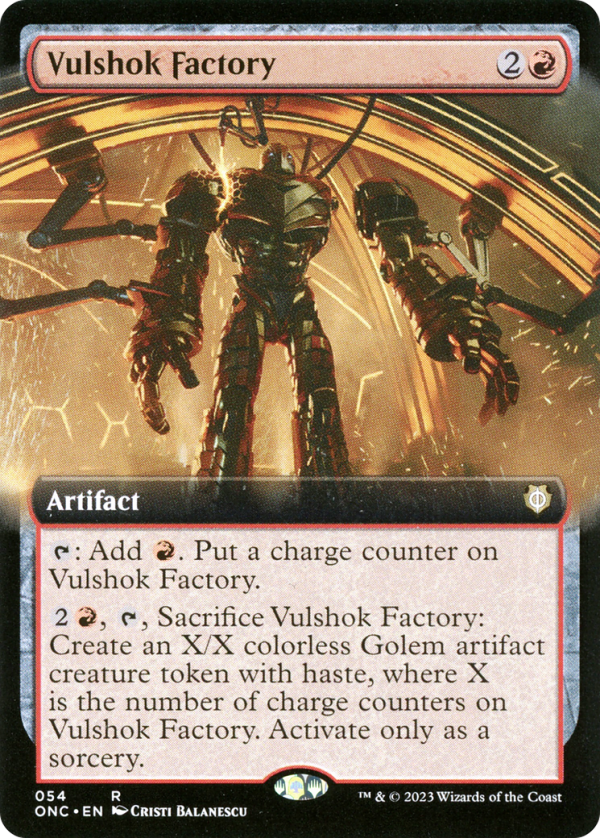 Vulshok Factory (Extended Art) [Phyrexia: All Will Be One Commander] Online now