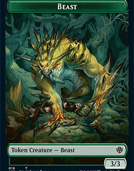 Beast    Beast Double-Sided Token [Starter Commander Decks] Online