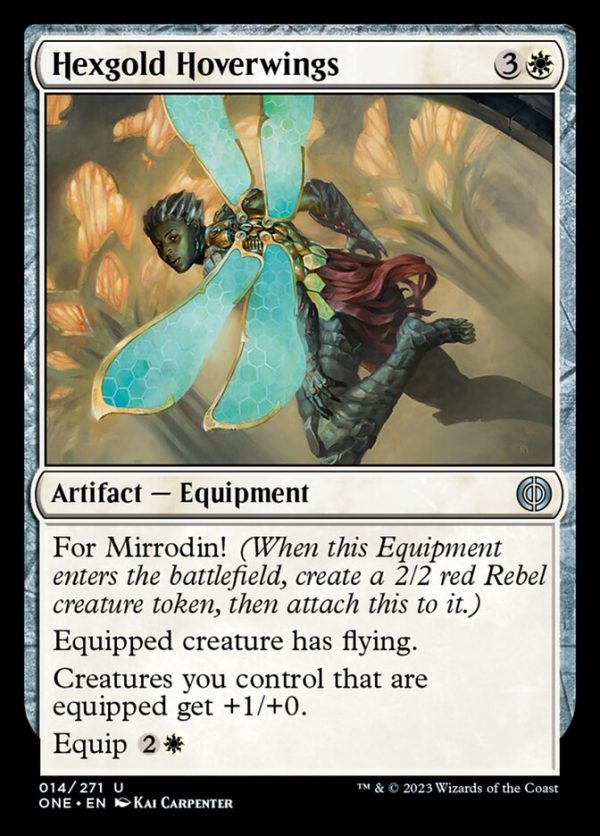 Hexgold Hoverwings [Phyrexia: All Will Be One] on Sale