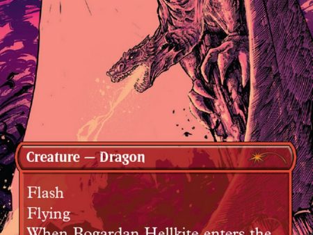 Bogardan Hellkite (Borderless) [Secret Lair 30th Anniversary Countdown Kit] For Cheap