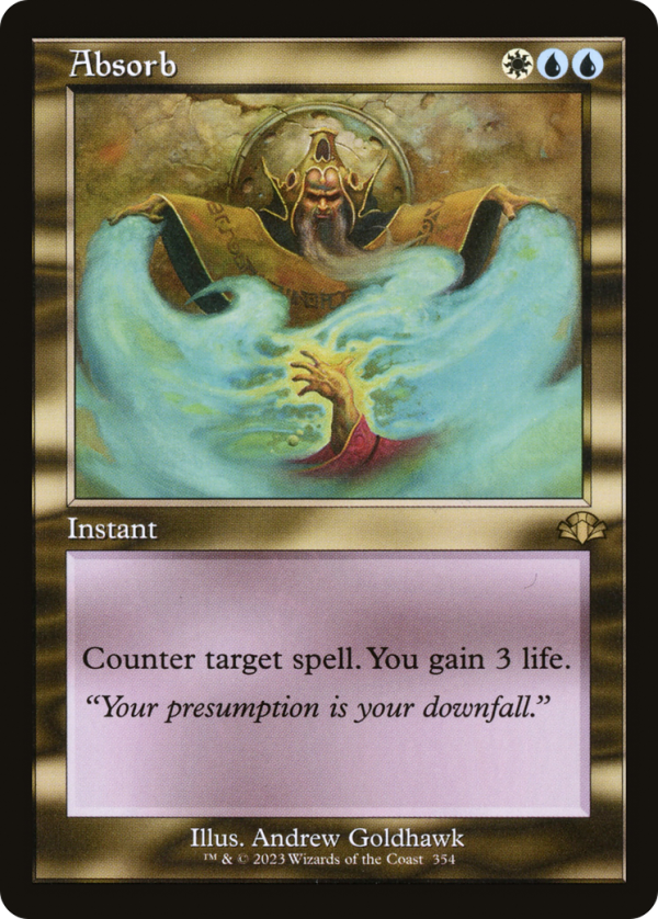 Absorb (Retro) [Dominaria Remastered] For Discount