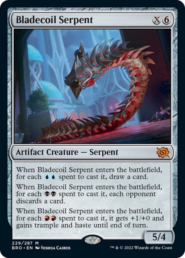 Bladecoil Serpent (Promo Pack) [The Brothers  War Promos] Hot on Sale